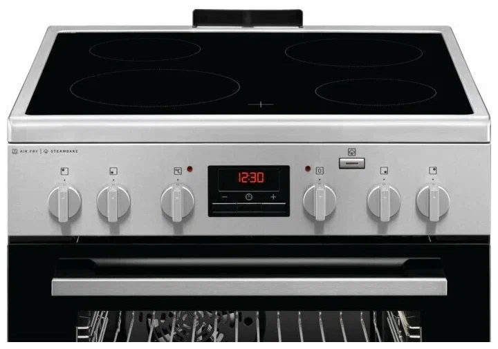 Плита электрическая AEG CCR66402BM серебристая купить,NaN