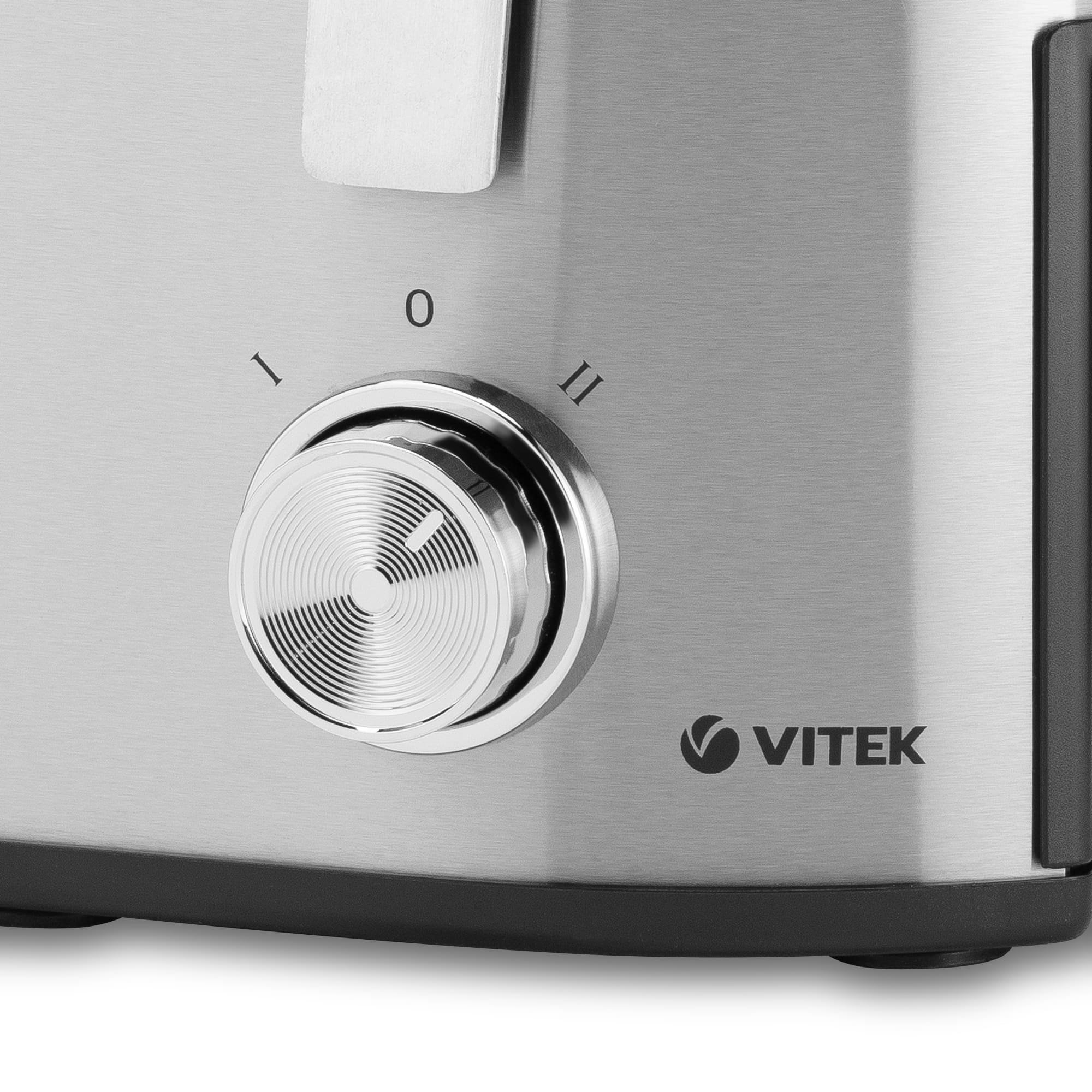 Соковыжималка Vitek VT-3667 серебристая купить,NaN