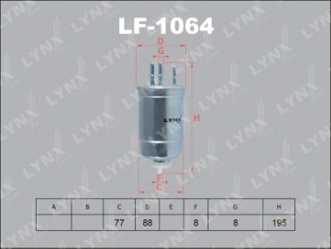 LYNXauto топливный фильтр LF-1064 купить,NaN