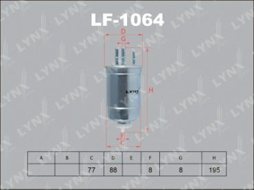 LYNXauto топливный фильтр LF-1064 купить,NaN