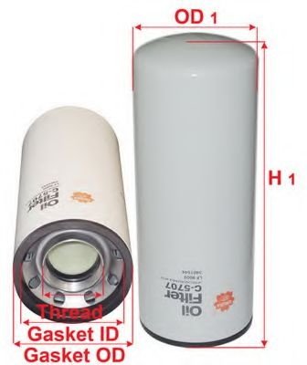 SAKURA масляный фильтр C5707 купить,NaN