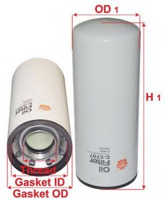SAKURA масляный фильтр C5707 купить,NaN