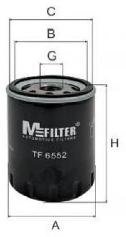 MFilter масляный фильтр TF6552 купить,NaN