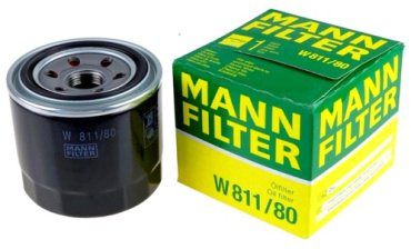 MANN-FILTER масляный фильтр W811/80 купить,NaN