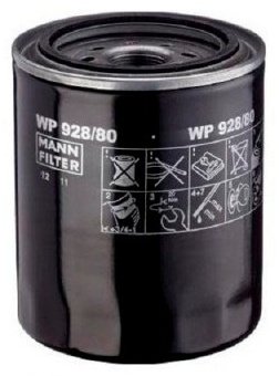 MANN-FILTER масляный фильтр WP928/80 купить,12560