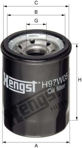 HENGST масляный фильтр H97W05 купить,NaN