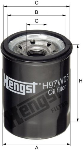 HENGST масляный фильтр H97W05 купить,NaN