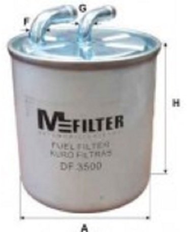 MFilter топливный фильтр DF3500 купить,6801