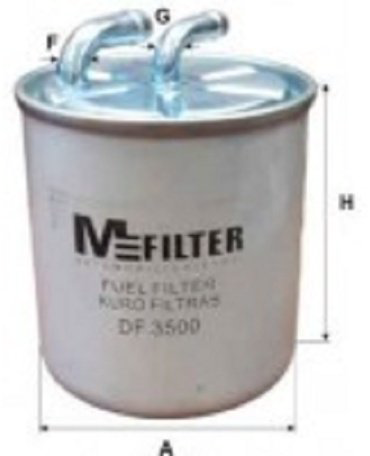 MFilter топливный фильтр DF3500 купить,6801