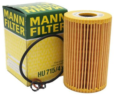 MANN-FILTER масляный фильтр HU715/4x купить,8316