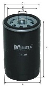 MFilter масляный фильтр TF40 купить,NaN
