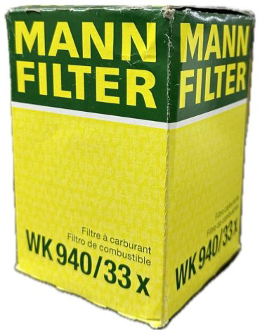 MANN-FILTER топливный фильтр WK 940/33X купить,18480