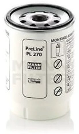 MANN-FILTER топливный фильтр PL270x купить,29450