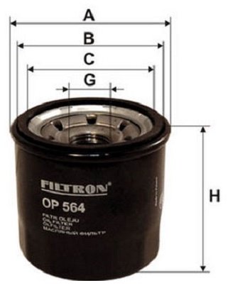 FILTRON масляный фильтр OP564