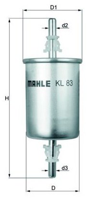 MAHLE топливный фильт KL 83 - ForteMarket MAHLE топливный фильт KL 83 купить,NaN