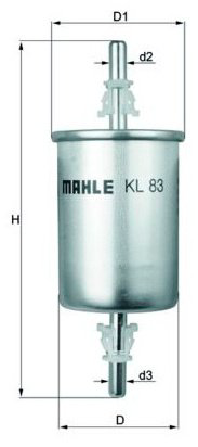 MAHLE топливный фильт KL 83 - ForteMarket MAHLE топливный фильт KL 83 купить,NaN