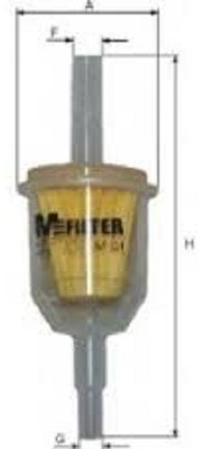 MFilter топливный фильтр BF01 купить,375