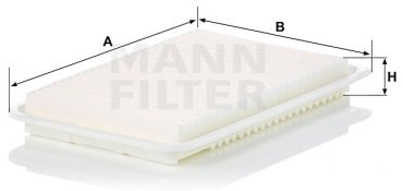 MANN-FILTER воздушный фильтр C3220