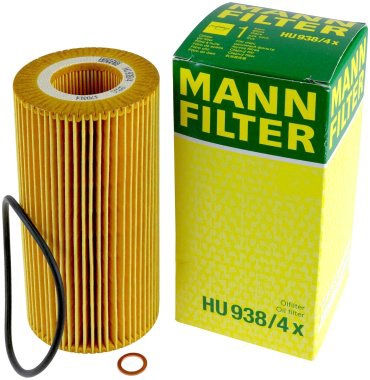 MANN-FILTER масляный фильтр HU938/4X купить,9857