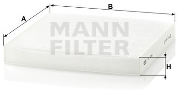 MANN-FILTER салонный фильтр CU2358 купить,NaN