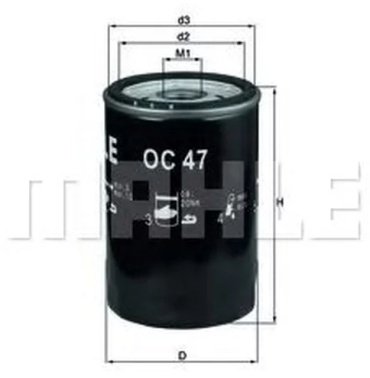Knecht масляный фильтр OC47 купить,NaN