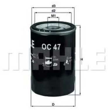 Knecht масляный фильтр OC47 купить,NaN