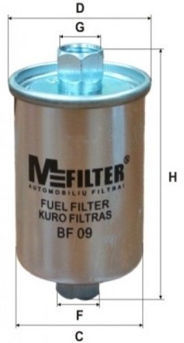 MFilter топливный фильтр BF09 купить,3045