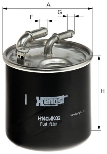 HENGST топливный фильтр H140WK02 купить,NaN