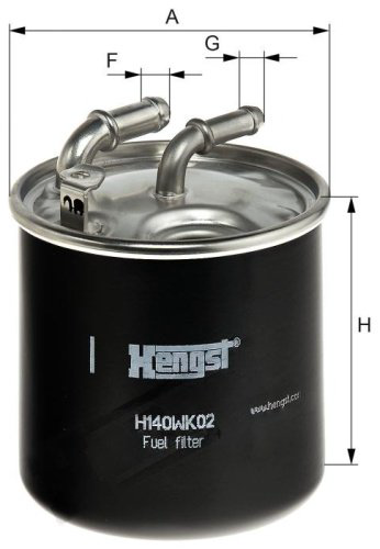 HENGST топливный фильтр H140WK02 купить,NaN