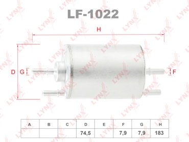 LYNXauto топливный фильтр LF1022 купить,NaN