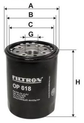 FILTRON масляный фильтр OP618 купить,NaN