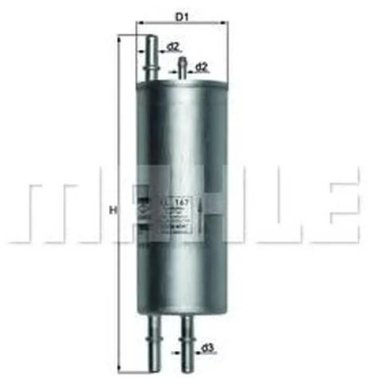 MAHLE топливный фильтр KL167 купить,NaN