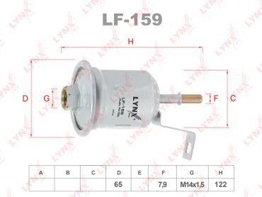 LYNXauto топливный фильтр LF159 купить,4239