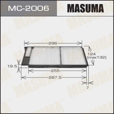 MASUMA салонный фильтр MC2006 купить,3750
