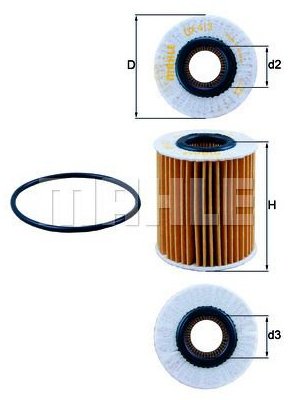 MAHLE масляный фильтр OX 413D2 - ForteMarket MAHLE масляный фильтр OX 413D2 купить,NaN
