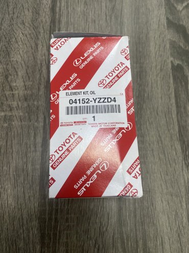Toyota масляный фильтр 04152-YZZD4 купить,NaN
