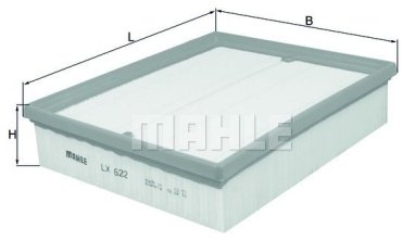 MAHLE воздушный фильтр LX 622 - ForteMarket MAHLE воздушный фильтр LX 622 купить,NaN