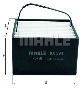 MAHLE топливный фильтр KX 394 купить,NaN