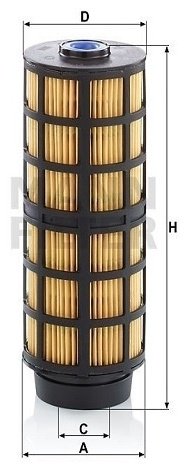 MANN-FILTER топливный фильтр PU7004Z