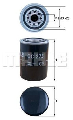 MAHLE воздушный фильтр OC 273 купить,NaN