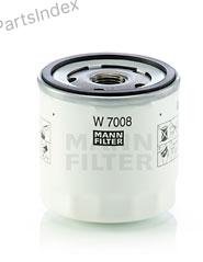 MANN FILTER Фильтр Масляный Двигателя W7008 купить,NaN