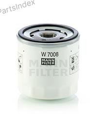 MANN FILTER Фильтр Масляный Двигателя W7008 купить,NaN