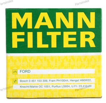 MANN FILTER Фильтр Масляный Двигателя W7008 купить,NaN