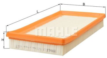 MAHLE воздушный фильтр LX 1625 купить,NaN