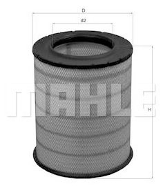 MAHLE воздушный фильтр LX 1281 купить,NaN