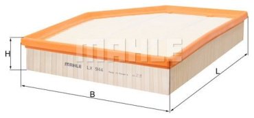 MAHLE воздушный фильтр LX 944 купить,NaN