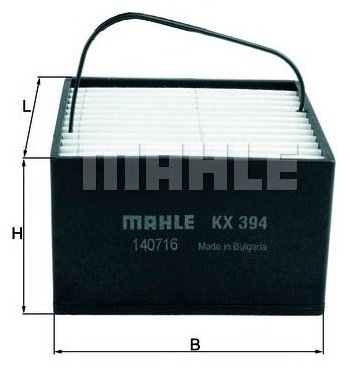 MAHLE топливный фильтр KX 399D купить,NaN
