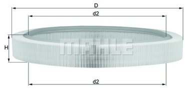 MAHLE воздушный фильтр LX 61 купить,NaN