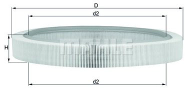 MAHLE воздушный фильтр LX 61 купить,NaN