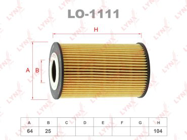 LYNXauto масляный фильтр LO-1111 купить,3289